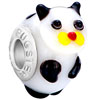 White Panda Animal Murano Euro Beads Charms Bracelets