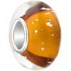 Shinning Topaz Murano Glass Beads Charms Bracelets