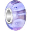 Purple With Ioio Murano Glass Beads Charms Bracelets