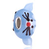 Cute Mouse Aquamarine Murano Glass Wheel Spacer Beads Charms Bracelets