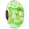 Peridot Green Flowers Biagi Murano Glass Beads Charms Bracelets