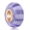 Amethyst White Linestyle Biagi Murano Glass Beads Charms Bracelets