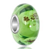 Peridot Green Flower Biagi Murano Glass Beads Charms Bracelets