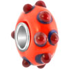 Orange With Blue  Spots  And Red Protuberant Dots All Brands  Murano   ... 