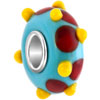 Sky Blue With Orange Red  Spots  And Yellow Protuberant Dots All  ... 