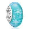 Fascinating Aquamarine With White Tiny  Spots  925 Sterling Silver  ... 
