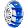 Pugster Sapphire Petal Murano Glass 925 Sterling Silver
