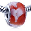 Pugster White Peach Heart Translucent