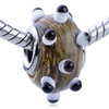 Eye Like Texture Dots Murano Glass European Beads