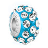 Blue April Birthstone Clear Crystal Fit All Brands Beads Charms Bracelets