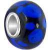 Pugster Blue Dots Murano Glass Murano Glass