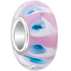 Rose Pink Ball Aquamarine Blue Dots All Brand Murano Glass Beads Charms Bracelets