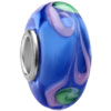 Amethyst Purple Pink Ripple Green Ball Fit All Brands Murano Glass Beads Charms Bracelets