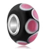Black  Rose  White Fit All Brands Murano Glass Beads Charms  ... 