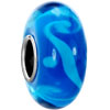 Sapphire With Azore 925 Sterling Silver Murano Glass Beads Charms Bracelets