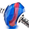 Pugster Sapphire With A Red Stipe Cut