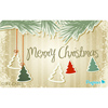 Merry Christmas $10 To $1000 Gift Card Certificate