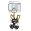 Black Rabbit Italian Charm