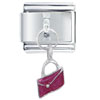 Red Wallet Dangle Italian Charm