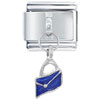 Blue Wallet Italian Charm