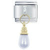 Drop Pearl Purple Italian Charm