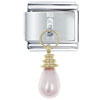 Drop Pearl Pink Italian Charm