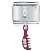 Comb Red Italian Charm