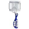 Comb Blue Italian Charm