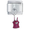 Heart Tank Top Red Italian Charm
