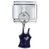 Heart Tank Top Purple Italian Charm