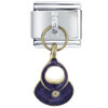  Purse  Purple  Italian   Charm 