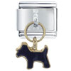 Dog Black Italian Charm