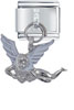 Silver Tone Angel Dangle Italian Charm