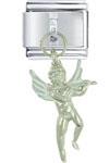  Silver  Angel Italian Charm