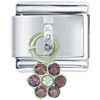 Flower Purple Italian Charm