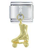 Roller Skate Italian Charm