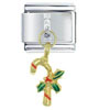 Holly Candy Cane Italian Charm