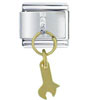 Wrench Dangle Italian Charm