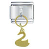 Dangle Swan Dangle Italian Charm
