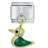 Green Duck Italian Charm