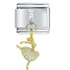Ballerina White Italian Charm