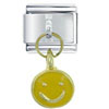 Dangle Happy Face Italian Charm