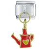 Water Can Neon Red Dangle Italian Charm