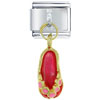Dangle Red Sandal Dangle Italian Charm