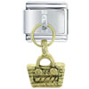 Basket Purse Gold Italian Charm