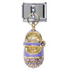Dangling Little Shoe  Italian  Charm  Bracelets  H740_02