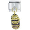 Baby Shoe  Purple  Italian Charm