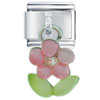 Light Pink Flower Italian Charm