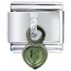 Dangle August Heart Italian Charm