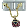 Double Lady Bug Italian Charm